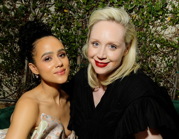 Nathalie Emmanuel & Gwendoline Christie from 2020 SAG Awards After